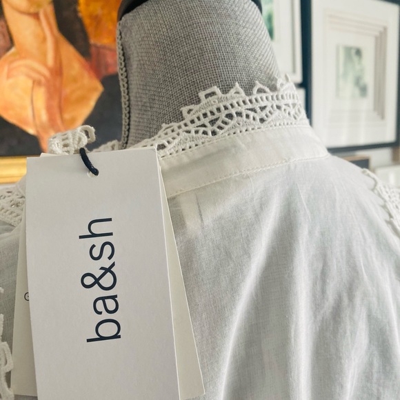 Ba&sh Paris , off white blouse. NEW - Picture 6 of 6